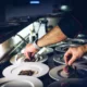 men cooking hands and plates