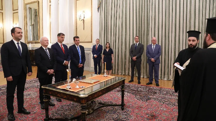 Ορκίστηκαν τα νέα μέλη της κυβέρνησης – Συνεδρίαση υπουργικού συμβουλίου